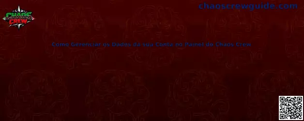 Gestión de datos de cuenta en Chaos Crew